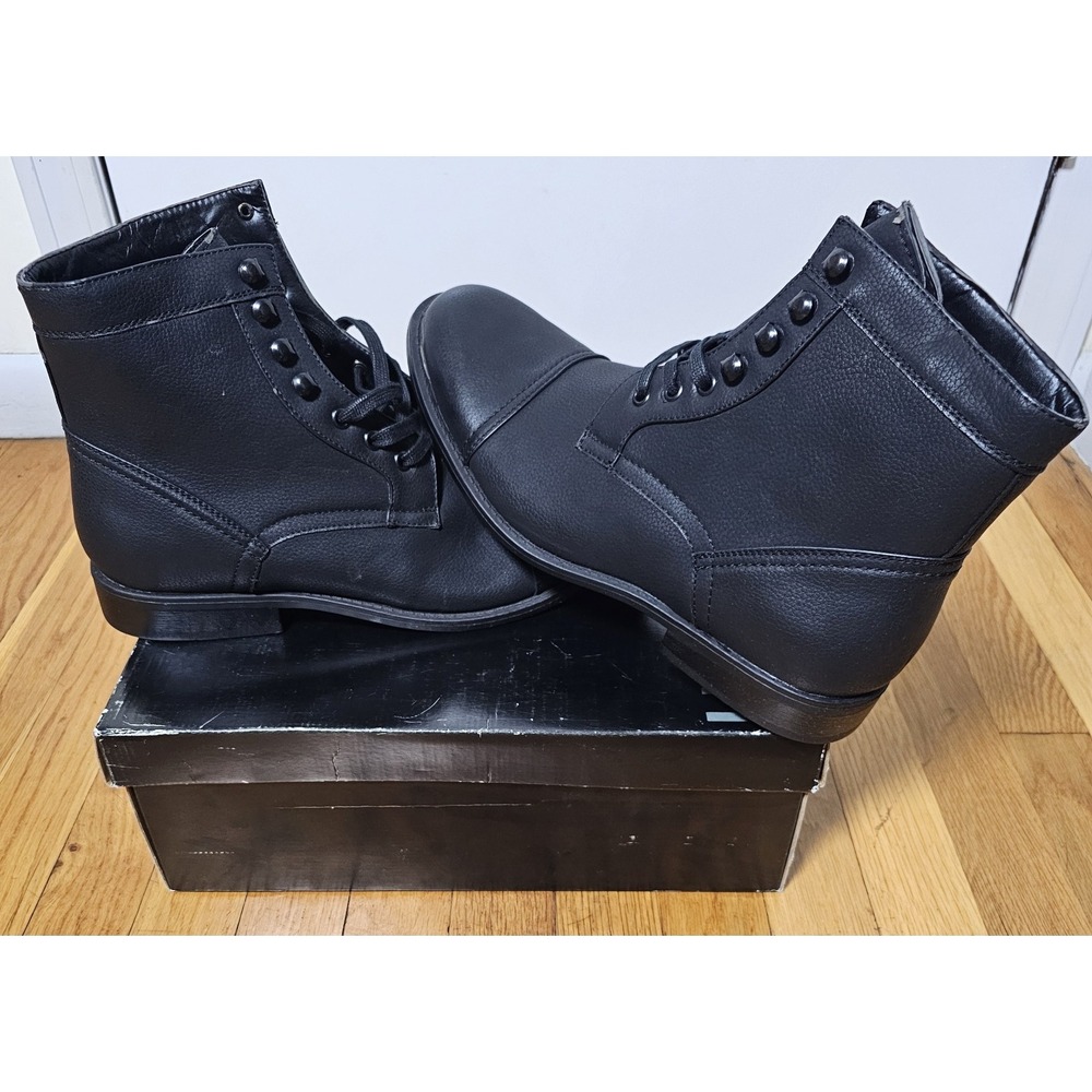 Unlisted by Kenneth Cole Blog Lights Mens Fashion Boot Black Sz 12 Med NWT